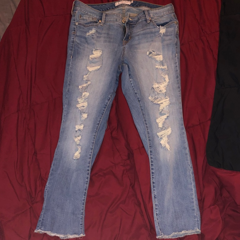 Torrid distressed jeans